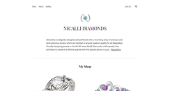 Desktop Screenshot of nicallidiamonds.com